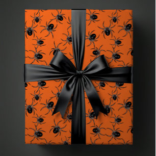 Creepy Spiers Cadeaupapier