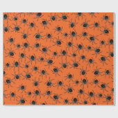 Creepy Spiers Cadeaupapier (Vlak)