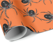 Creepy Spiers Cadeaupapier (Rol Hoek)