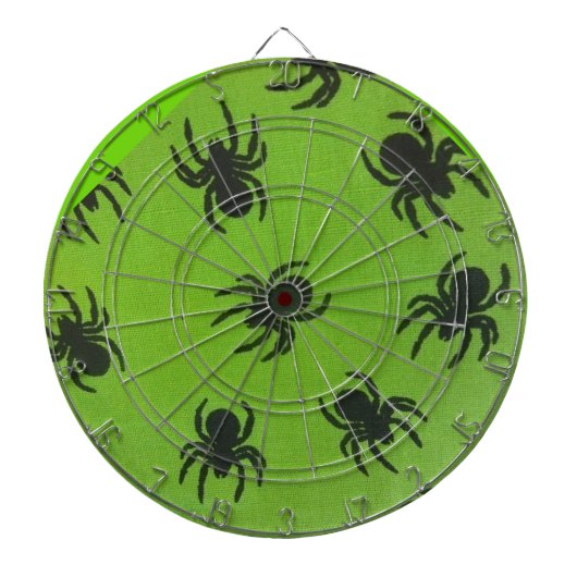 Creepy Spiers Dartbord (Voorkant)