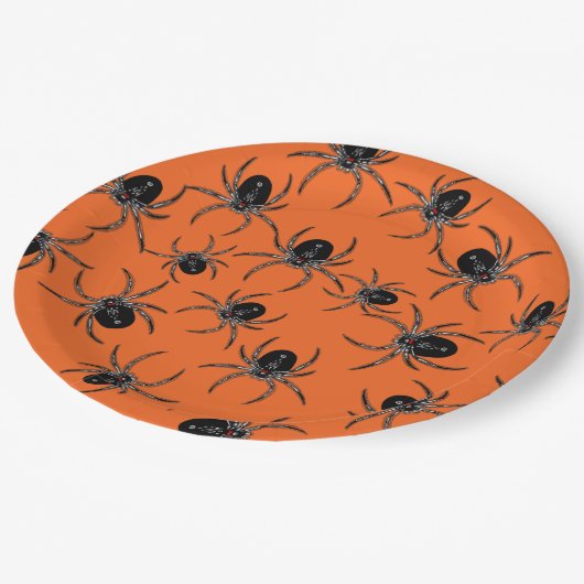 Creepy Spiers Papieren Bordje (Gekanteld)