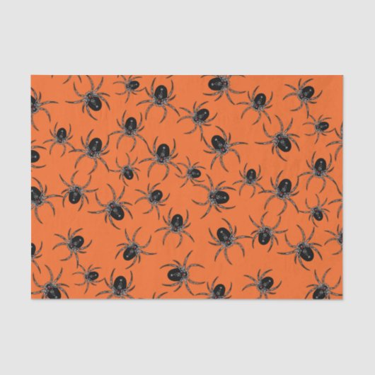 Creepy Spiers Tissuepapier (Voorkant)