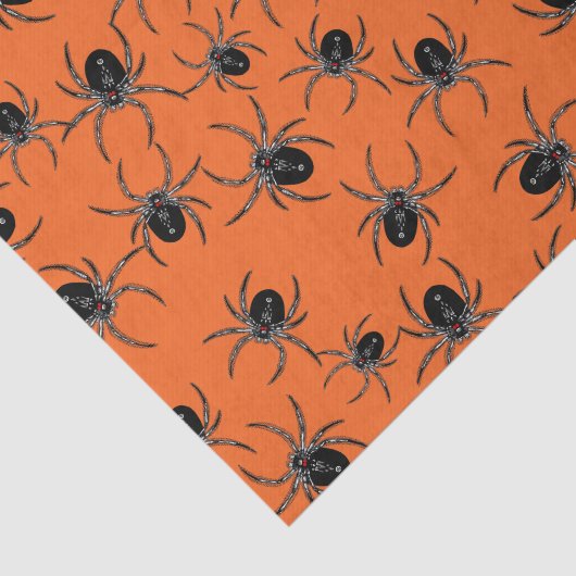 Creepy Spiers Tissuepapier (Detail)