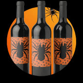 Creepy Spiers Wijn Etiket