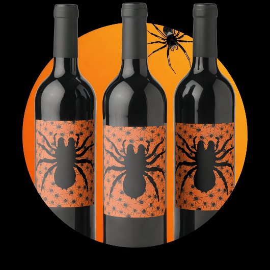 Creepy Spiers Wijn Etiket