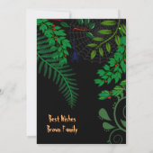 Creepy Spooktacular Dark Night Halloween Greenery (Achterkant)