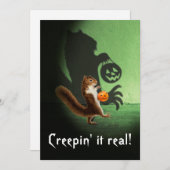Creepy Squirrel Shadow Kaart (Voorkant / Achterkant)