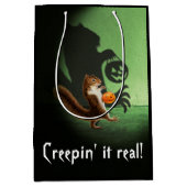 Creepy Squirrel Shadow Medium Cadeauzakje (Voorkant)