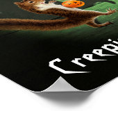 Creepy Squirrel Shadow Poster (Hoek)