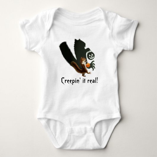 Creepy Squirrel Shadow Romper (Voorkant)