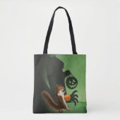 Creepy Squirrel Shadow Tote Bag (Voorkant)
