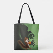 Creepy Squirrel Shadow Tote Bag (Achterkant)