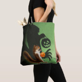 Creepy Squirrel Shadow Tote Bag (Dichtbij)