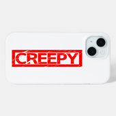 Creepy Stamp Case-Mate iPhone Case (Achterkant (horizontaal))