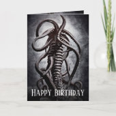 Creepy Statue of a Ancient Alien Entity Kaart (Voorkant)