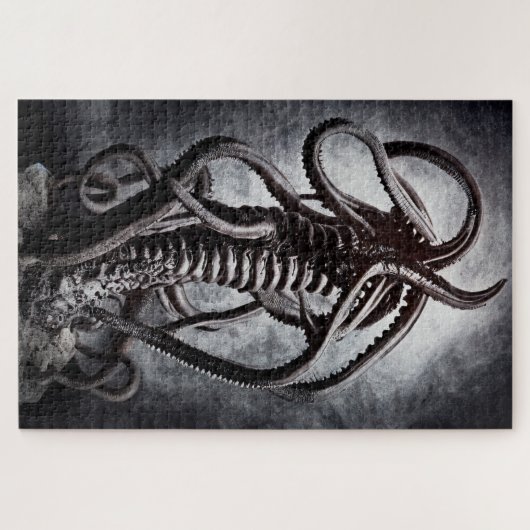 Creepy Statue of a Ancient Alien Entity Legpuzzel (Horizontaal)