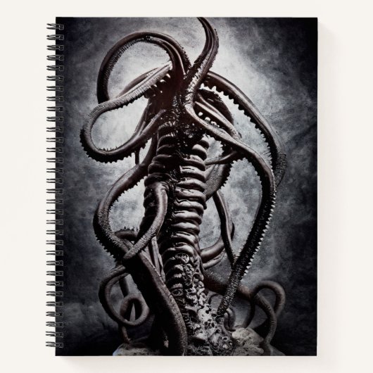 Creepy Statue of a Ancient Alien Entity Notitieboe Notitieboek (Voorkant)