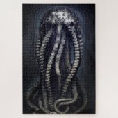 Creepy Statue of an Onbekende Cephalopod Legpuzzel (Verticaal)