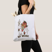 Creepy tandarts tote bag (Dichtbij)