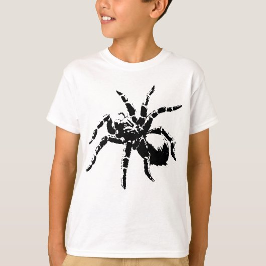 Creepy Tarantula-ontwerp T-shirt (Voorkant)