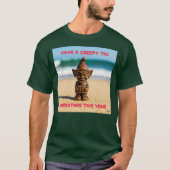 Creepy Tiki Christmas T-shirt (Voorkant)