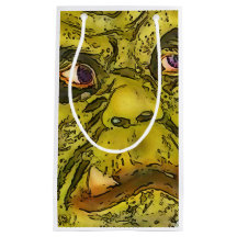 Creepy Turtle Monster Black Outline Cartoon