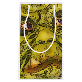 Creepy Turtle Monster Black Outline Cartoon Klein Cadeauzakje