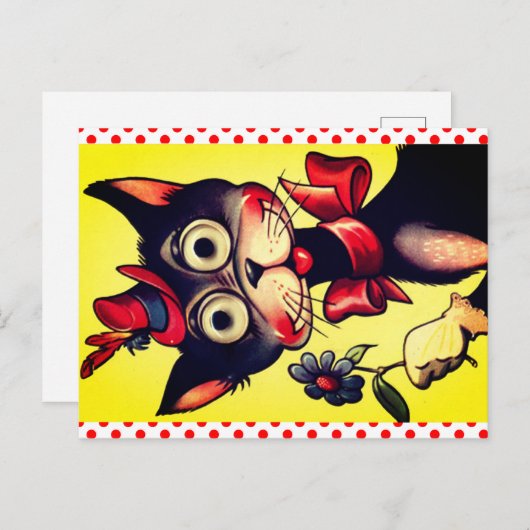 CREEPY VALENTIJN BRIEFKAART (Voorkant / Achterkant)