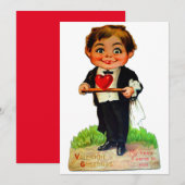 Creepy Valentijn's Day Feestdagenkaart (Voorkant / Achterkant)