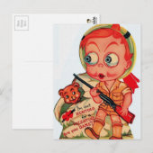  Creepy-Valentijnsdag Briefkaart (Voorkant / Achterkant)