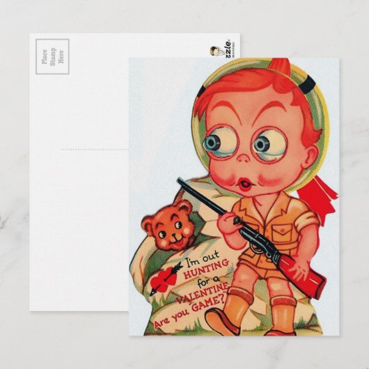  Creepy-Valentijnsdag Briefkaart (Voorkant / Achterkant)