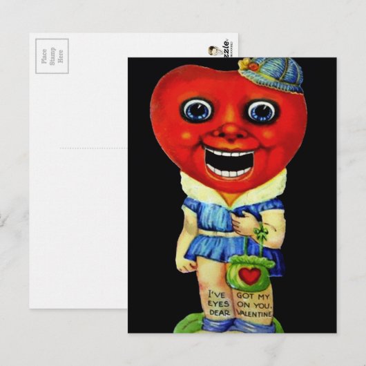  Creepy-Valentijnsdag Briefkaart (Voorkant / Achterkant)