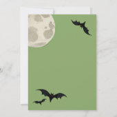 Creepy Vampire Bat Burton-geïnspireerde platte uit Kaart (Achterkant)