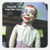 Creepy Ventriloquist Doll Stickers (Voorkant)