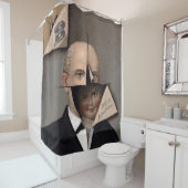 Creepy Victoriaans Advertisement Showgordijn Douchegordijn (In situ)