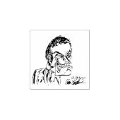 creepy villain cartoon rubberstempel (Afrduk)