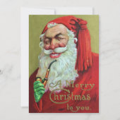 Creepy Vintage Kerstkerstkerstkerstkerstkerstkerst Feestdagenkaart (Voorkant)