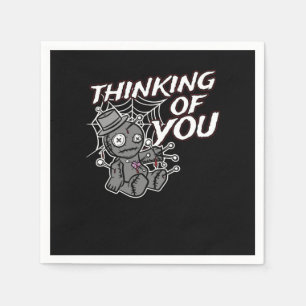 Creepy Voodoo Doll Witch Witchcraft Thinking You Servet