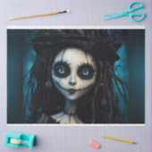 Creepy Voodoo Halloween Scarecrow Decoupage Papier (Craft)