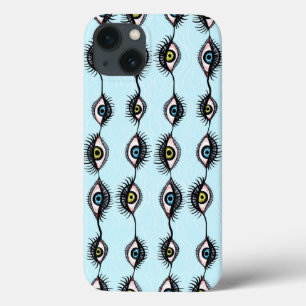 Creepy Weird Eye Garlands Surreal Art Hoesje-Mate  Case-Mate iPhone Case