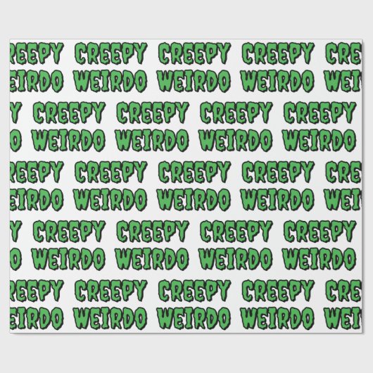 Creepy Weirdo Cadeaupapier (Vlak)