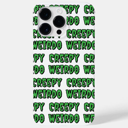 Creepy Weirdo Case-Mate iPhone Case (Achterkant)