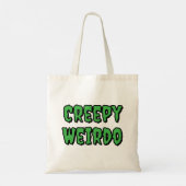 Creepy Weirdo Tote Bag (Achterkant)