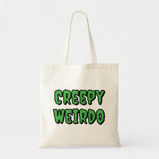 Creepy Weirdo Tote Bag (Voorkant)