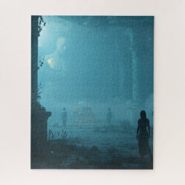 Creepy Wezens lopen de Mystic Temple binnen om te  Legpuzzel