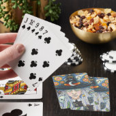 CREEPY WITCH, EVIL EYE, SKULL, SNAKE DECK CARDS POKERKAARTEN (Insitu)