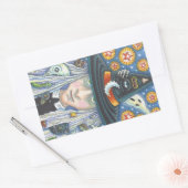 CREEPY WITCH, EVIL EYE, SKULL, VAMPIRE STICKERS (Envelop)