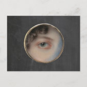 Creepy Witch Eye Halloween Uitnodiging Briefkaart (Voorkant)