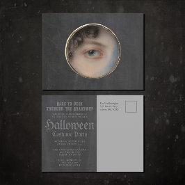 Creepy Witch Eye Halloween Uitnodiging Briefkaart