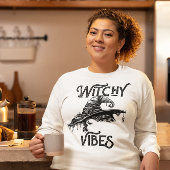Creepy Witchy Vibes Sweatshirt Hoodie Vrouwen